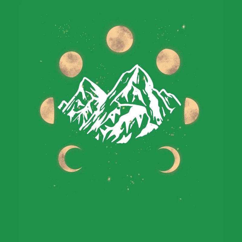 Summit, Mountains, Moon, Night Sky, Universe, Mountain