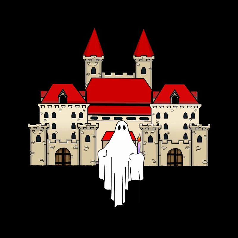 Castle Ghost Spooky Spooky Midnight Haunted