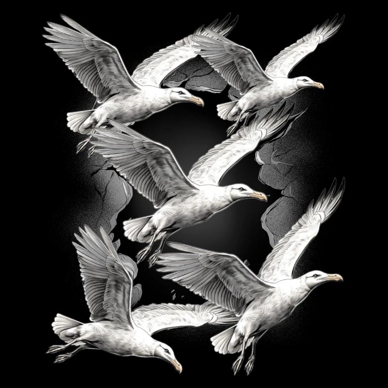 Möwen Möwe Maritim Seevögel