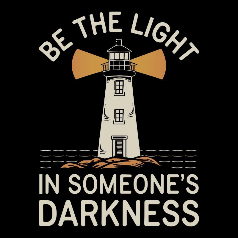 Lighthouse Motivational Saying - Positive Thinking