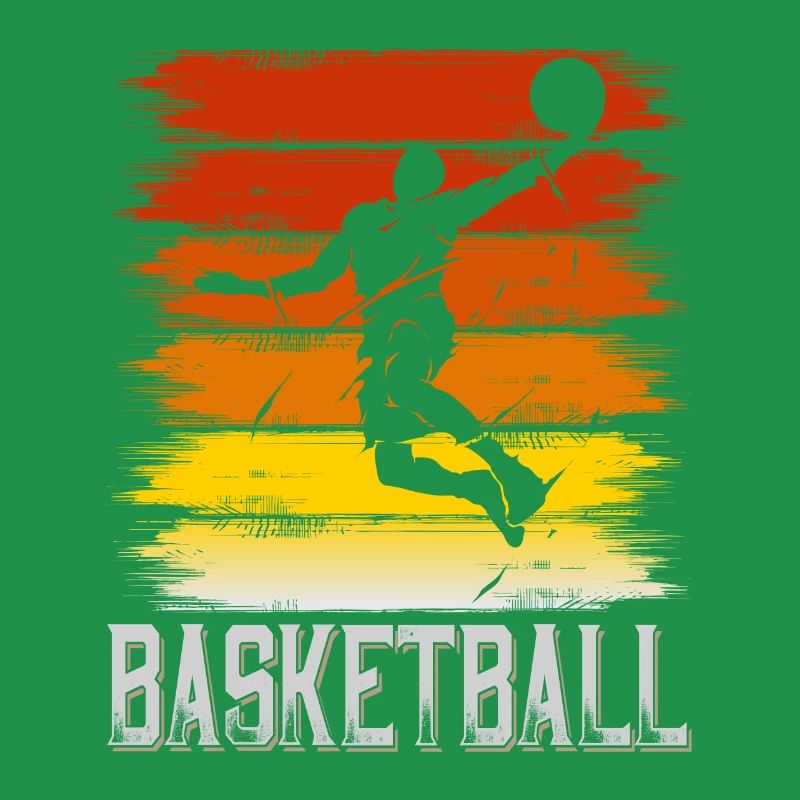 Basketteur Basketteur Dunking Vintage Retro