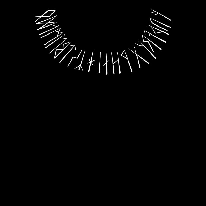 Vikings Runes Futhark Halskette