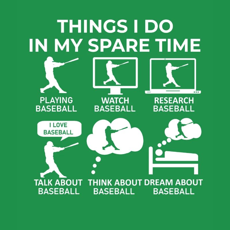 Ce que je fais pendant mon temps libre - Baseball