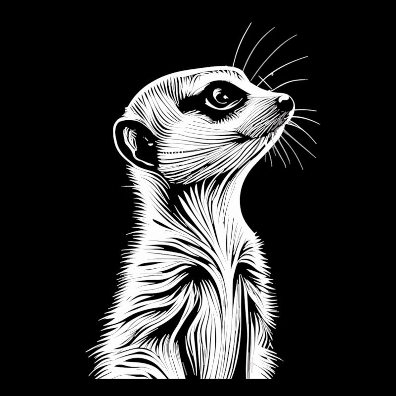 Mignons explorateurs: le portrait de suricate