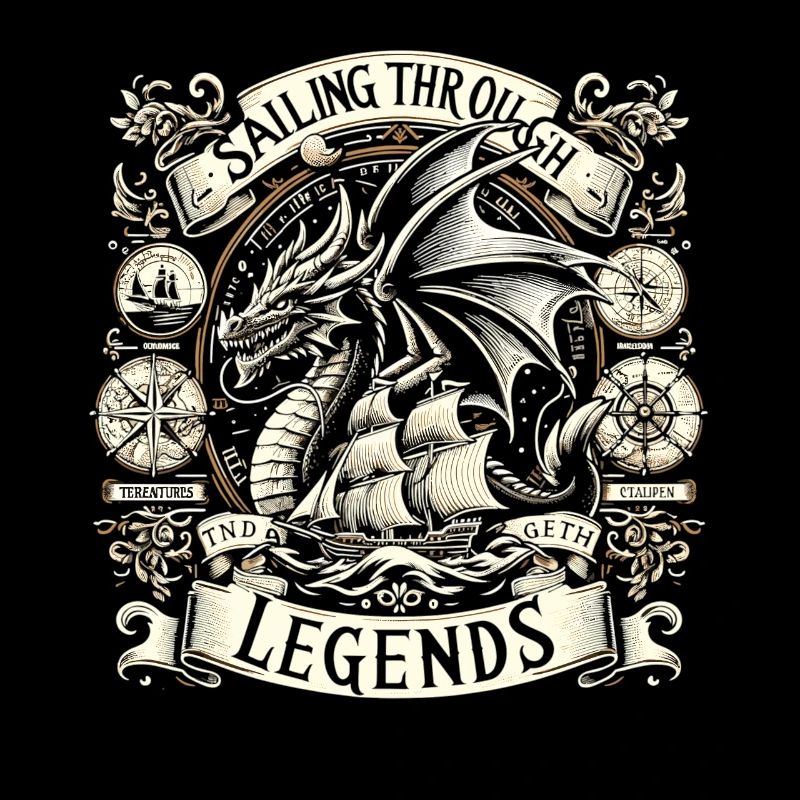 Drache - Segelschiff und Drachenabenteuer
