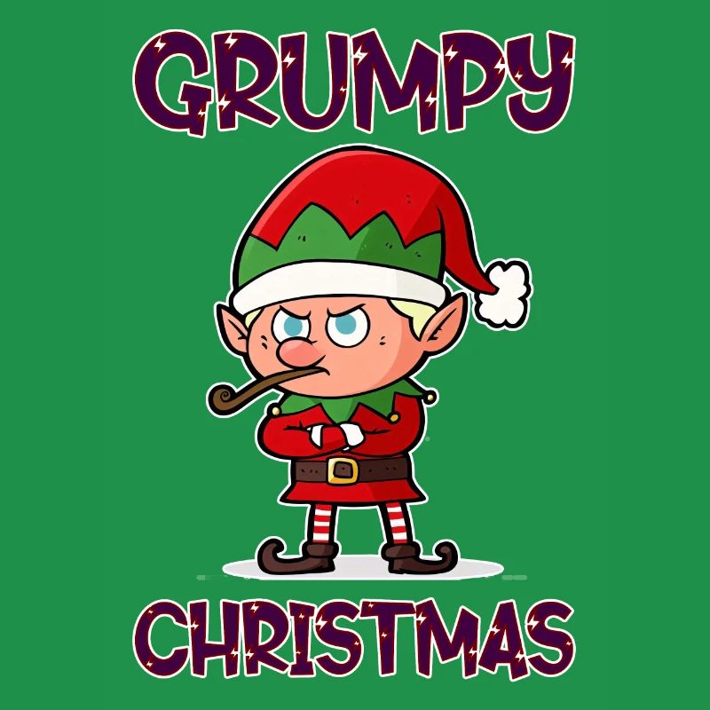 Grumpy Christmas Elf