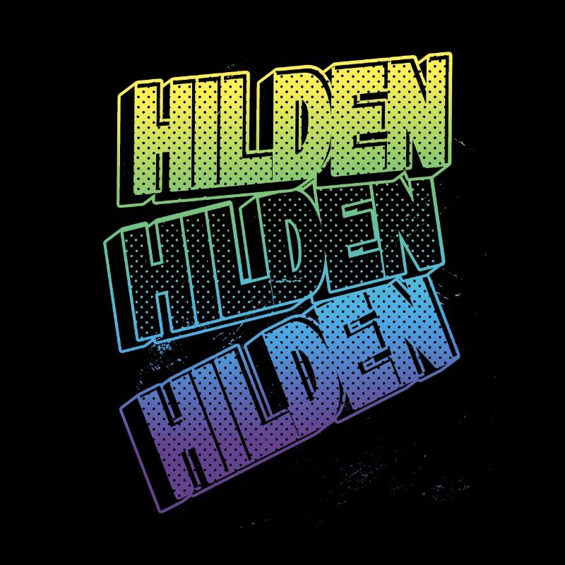 Hilden Deutschland Stadt Schrift Skyline Heimat