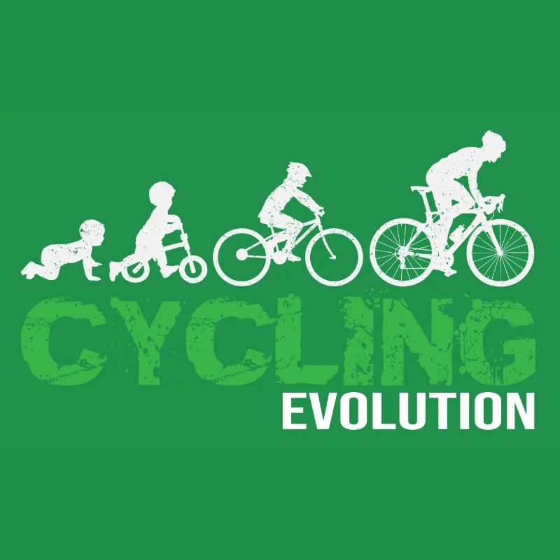 Cycling Evolution Bike Entwicklung Radfahrer
