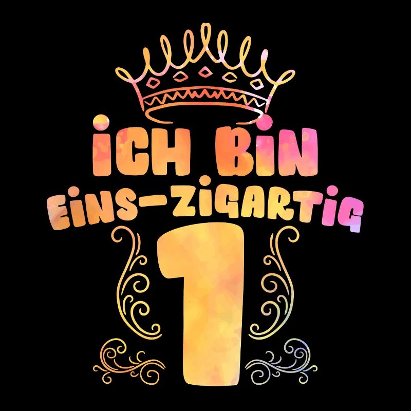1. Geburtstag 1 Jahr Mädchen Ich Bin Eins-Zigartig
