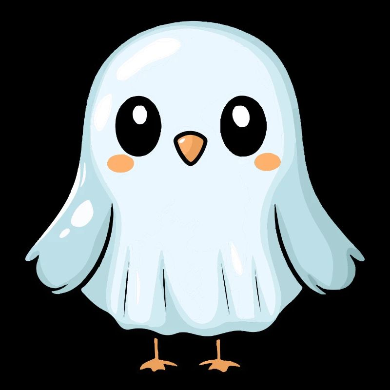 Taube Vogel Halloween Comic Geist