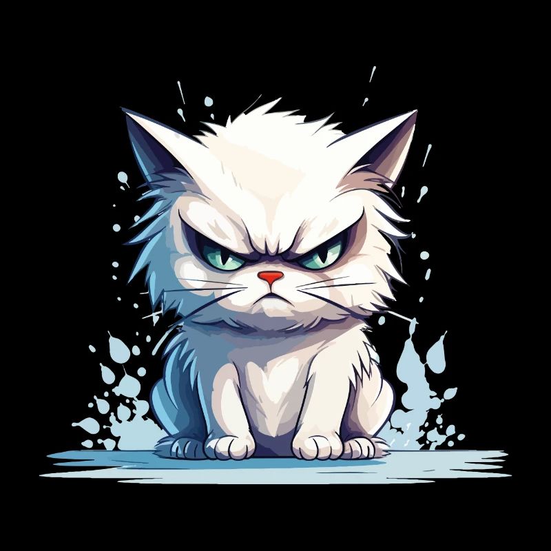 cat grumpy grumpy grumpy meow funny