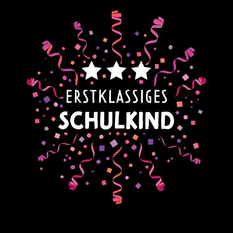 Erstklassig Schulkind Einschulung Schulanfänger