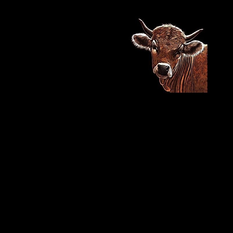 Vache ferme Motif Imprimer