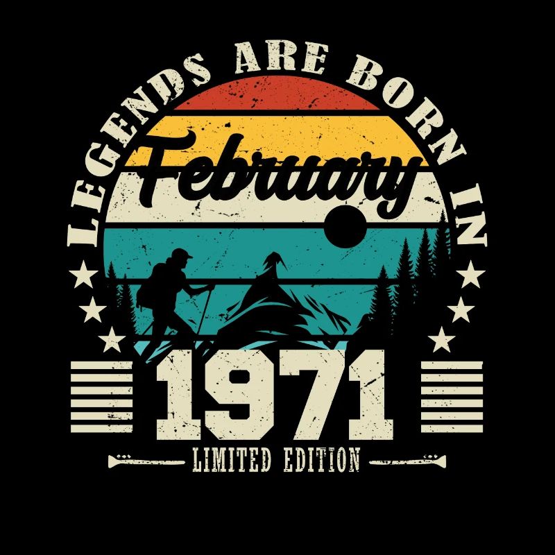 Februar 1971. Geburtstagsgeschenk Februar 1971.