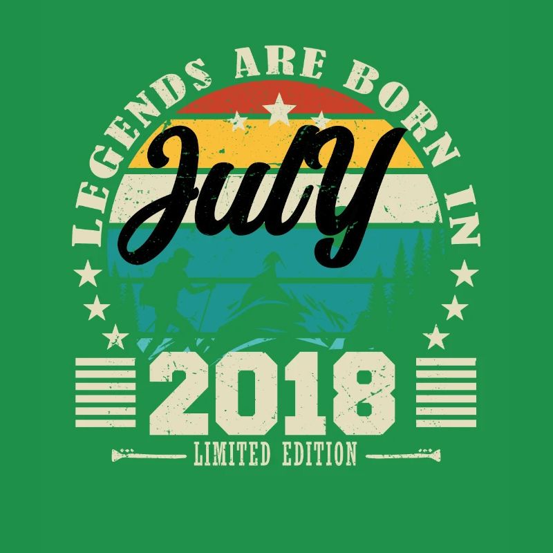 Juli 2018. Geburtstagsgeschenk Juli 2018.