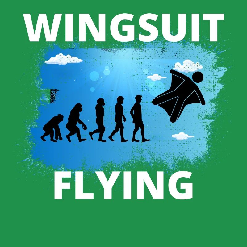 Wingsuit flying Base Jumping Skydiving Evolution