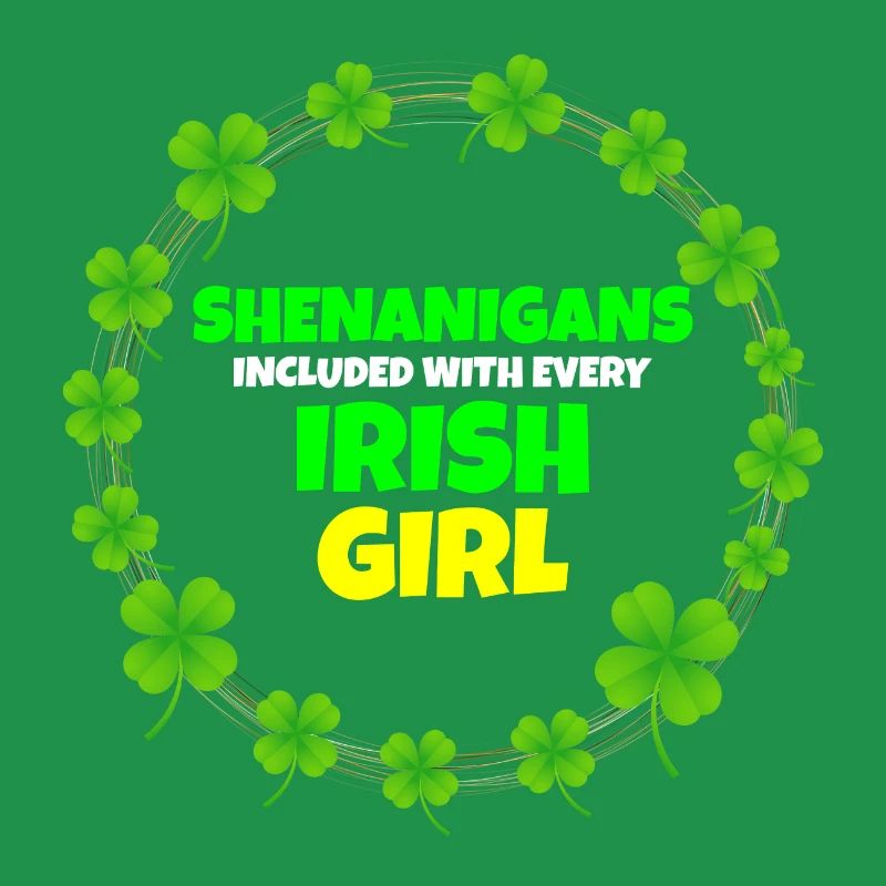 Schabernack inklusive: Irisches Mädchen St. Patrick's Day