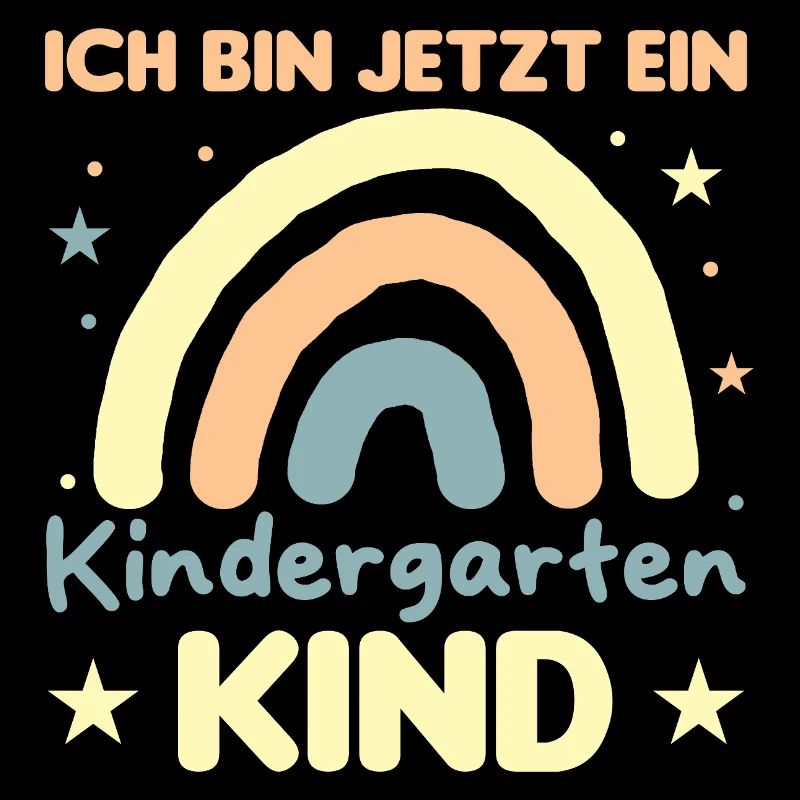 Kindergartenkind Regenbogen Ich bin jetzt im