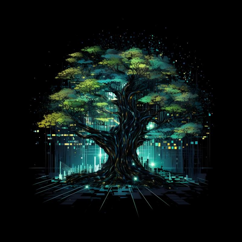 Lebensbaum Mit Technik