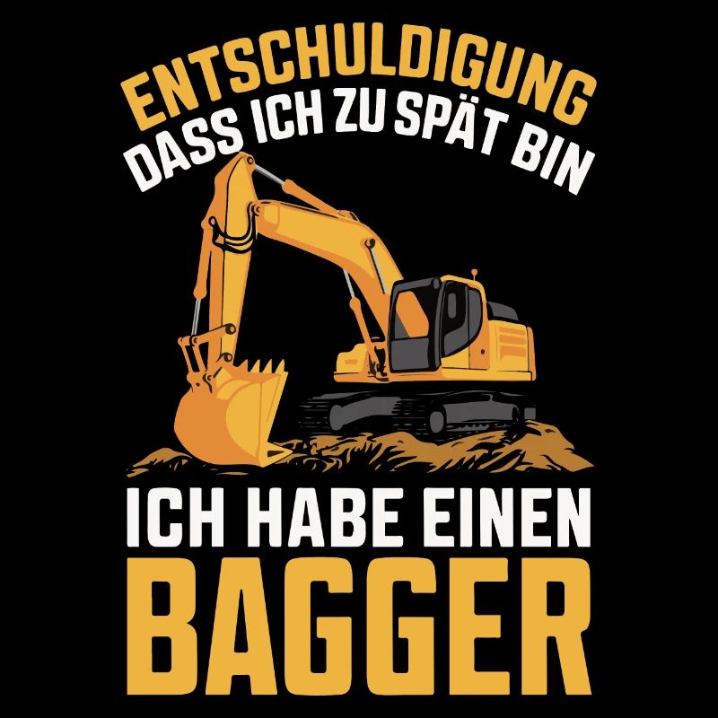 Baggerfahrer Bauarbeiter Baustelle Baumaschine