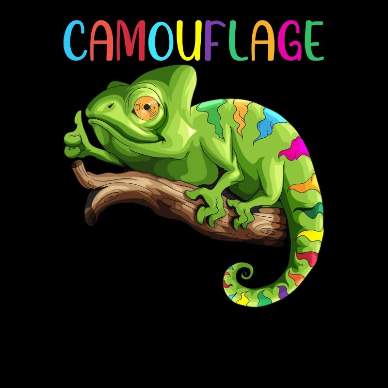 Caméléon Reptiles Iguane Chélard Camouflage