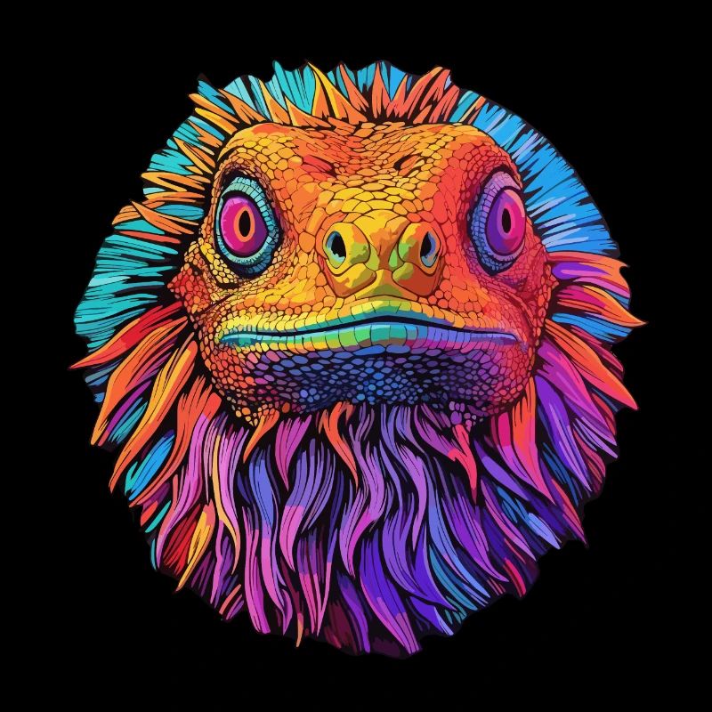 Bartagame Pogona Reptil