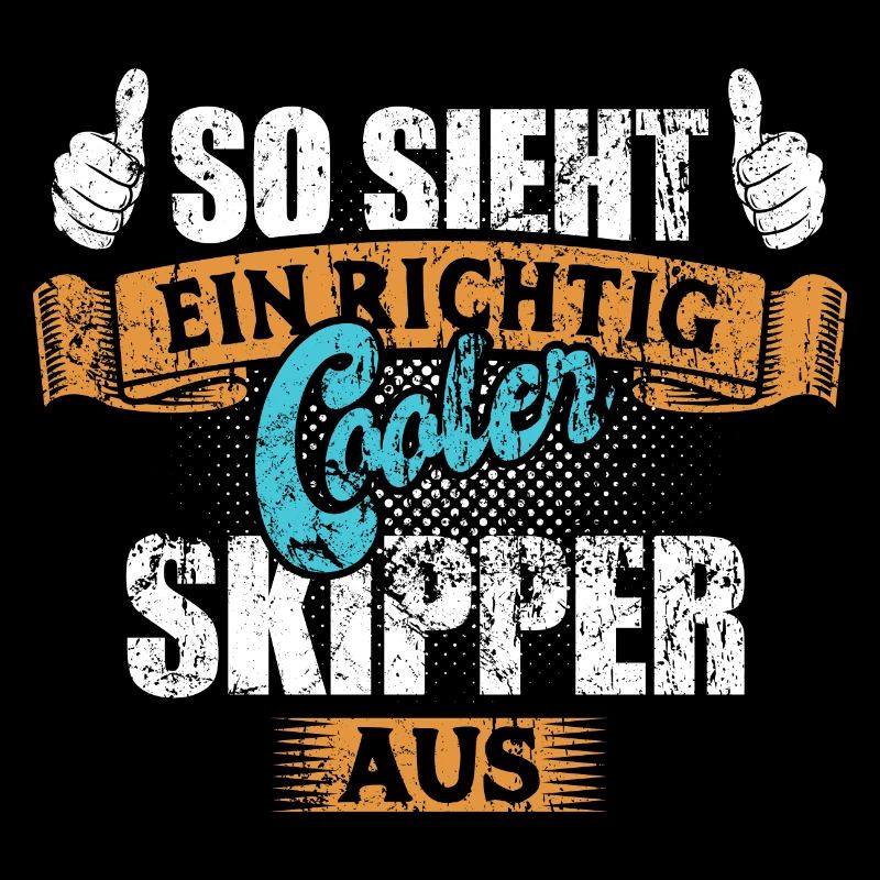 So sieht ein richtig cooler Skipper aus