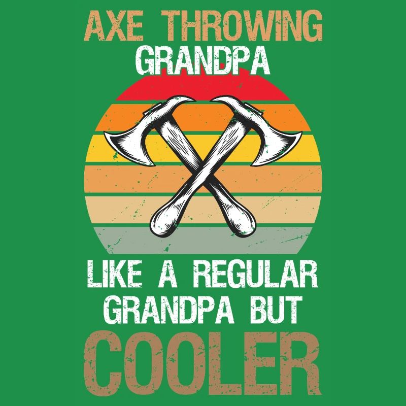 Axe Throwing Grandpa Axe Thrower