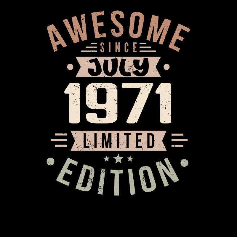 Luglio 1971 Compleanno Luglio 1971 Regalo di compleanno