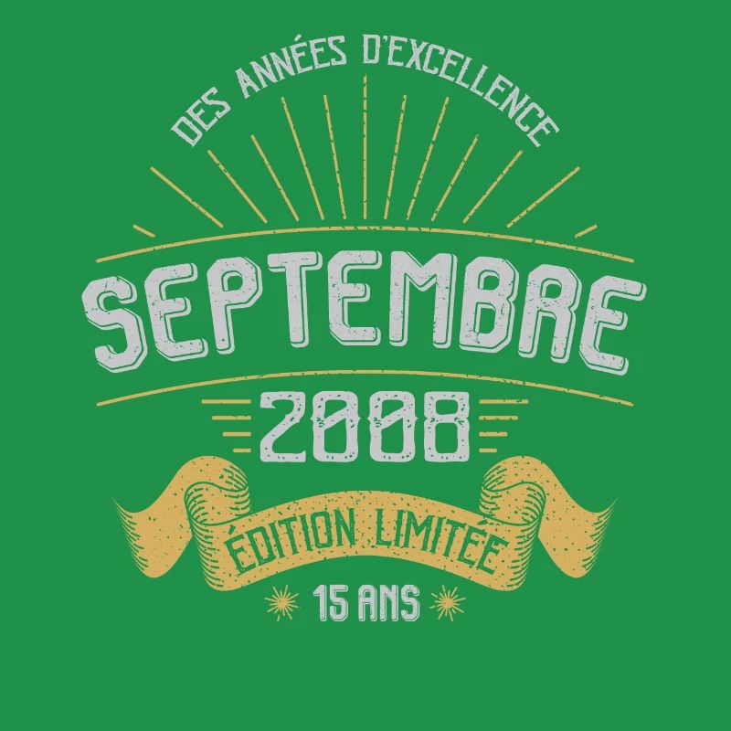 Septembre 2008 Original Idée Cadeau Anniversaire