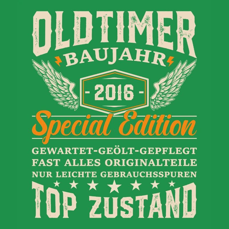2016 Oldtimer Geburtstagsgeschenk