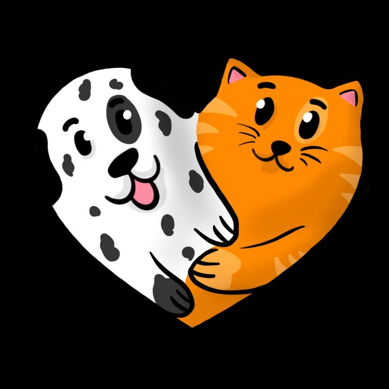 Hund und Katze Freundschaft