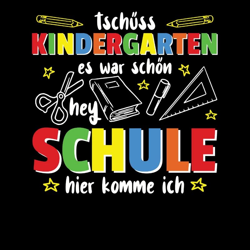 Tschüss Kindergarten Abschied Schule Einschulung