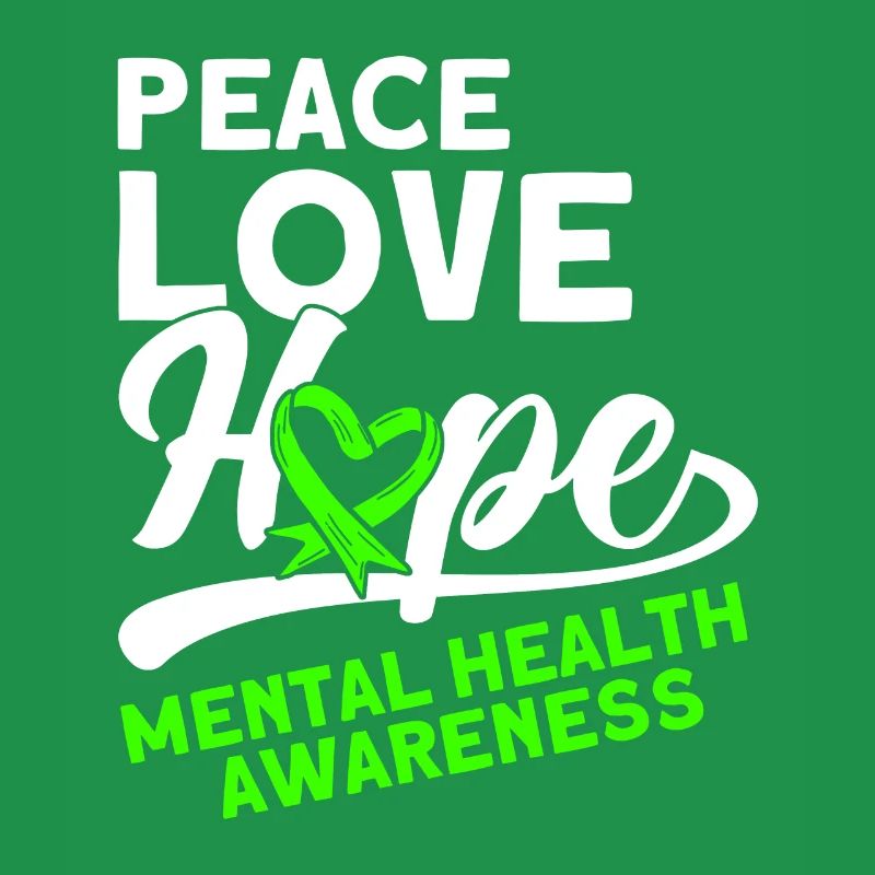Psychological Awareness Green Loop Depression
