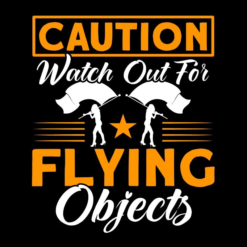 Méfiez-vous des objets volants Garde de drapeau G
