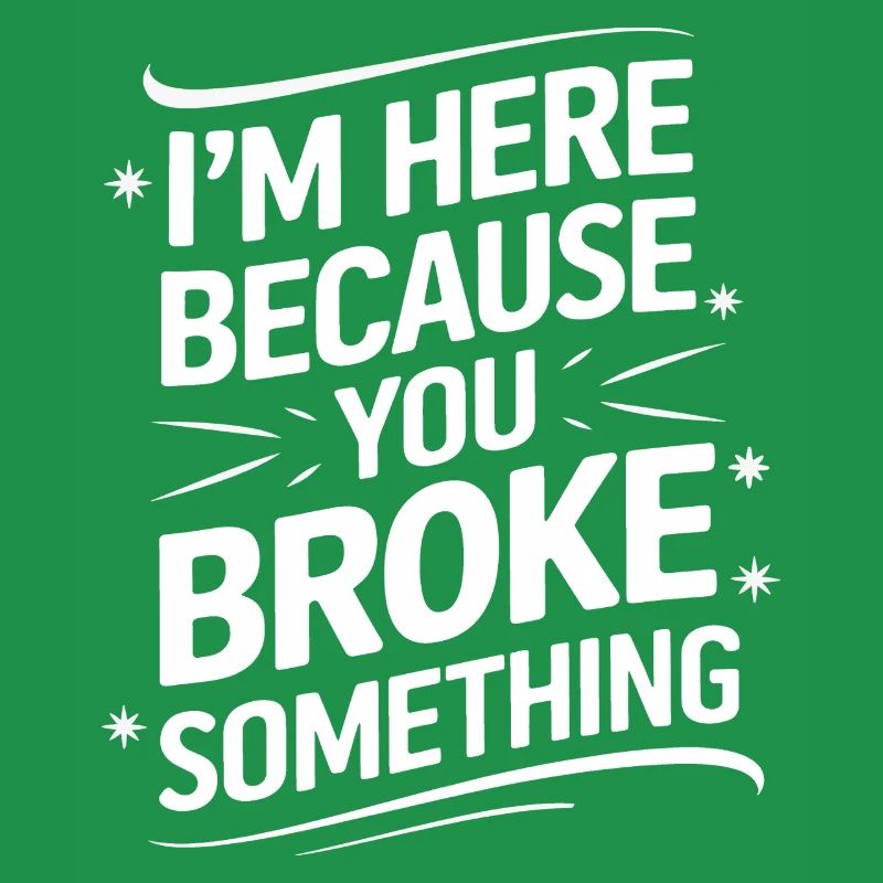 Technischer Support Computerfreak Nerd