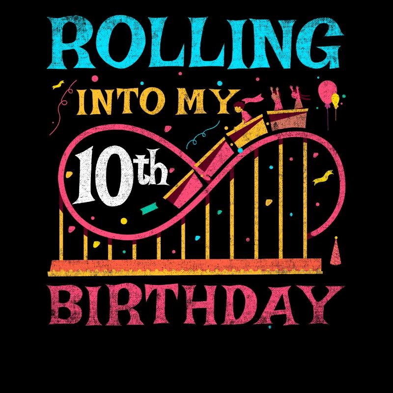 Roller Coaster Kid - Rolling Into My 10th Birthday