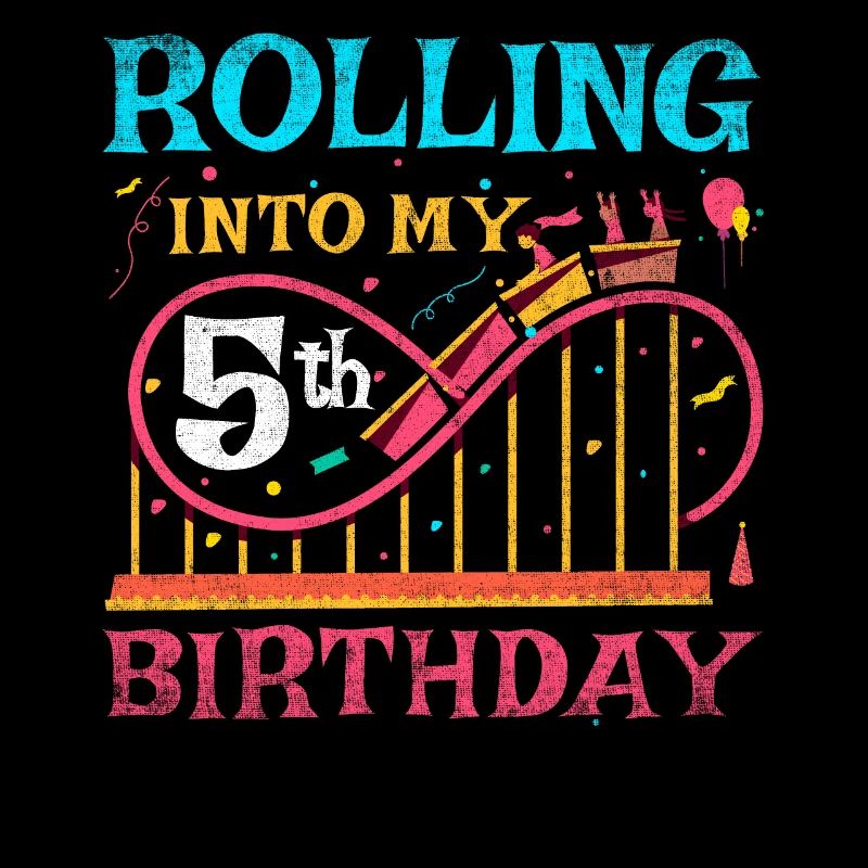 Roller Coaster Kid - Rolling Into My 5th Birthday