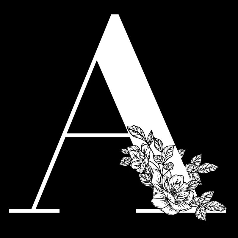 Letter A Flower