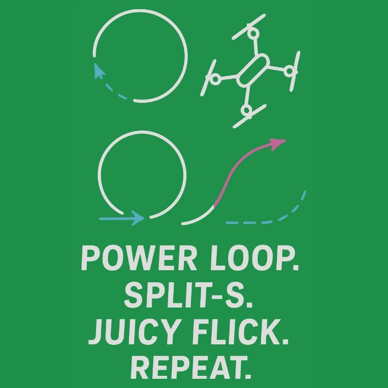 Power Loop Split-S Juicy Flick Repeat