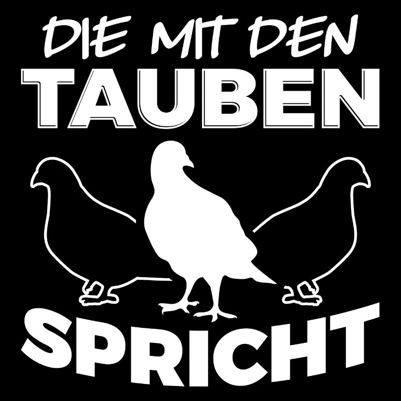 Die Mit Den Tauben Spricht Brieftaube Taube