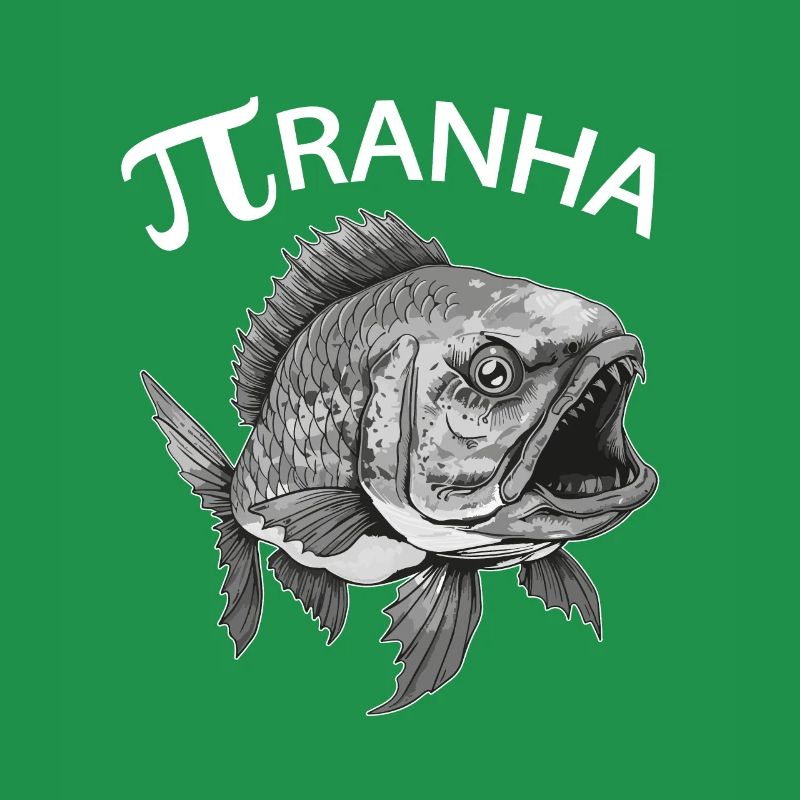 math pi pi-ranha circle number pun math