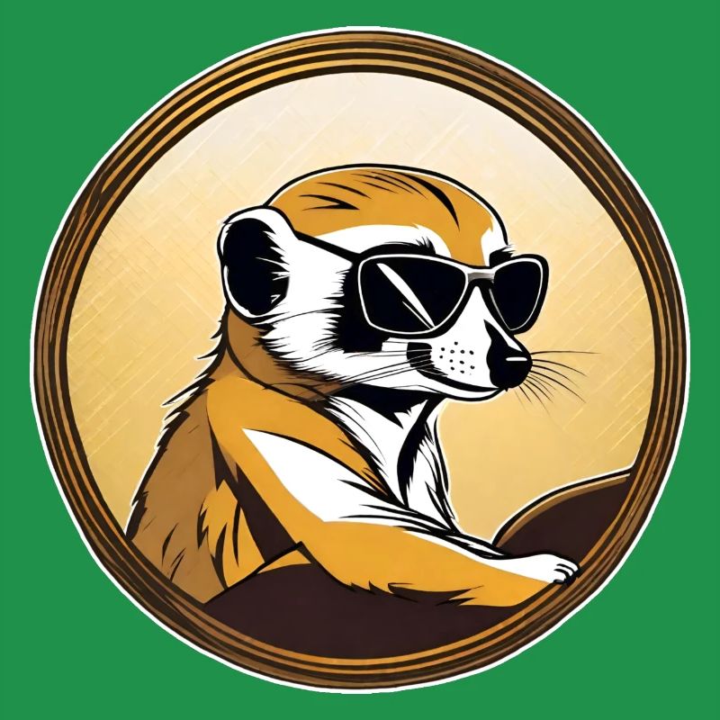 Suricate mignon avec lunettes de soleil