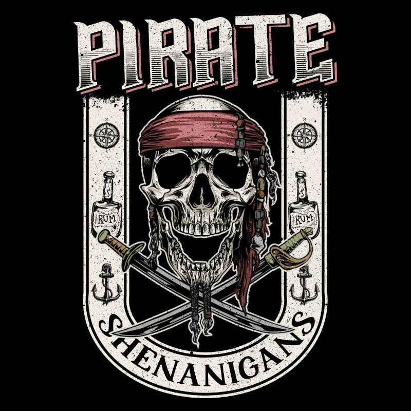 Let The Pirate Shenanigans Begin Tattoo Style