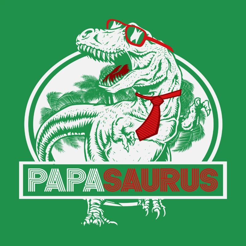 Papasaurus Father's Day Dinosaur T-Rex Gift Idea