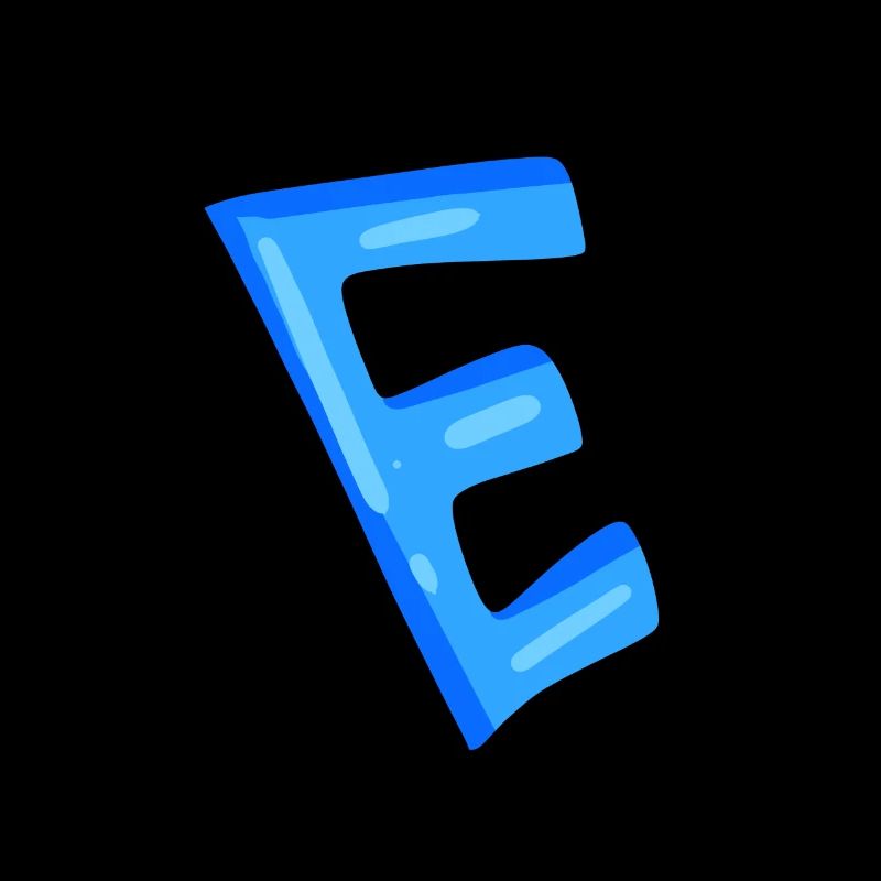 Letter E Initial point