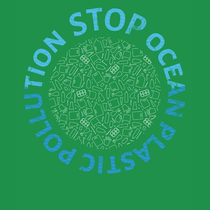 Stop Ocean Plastic Pollution Design pour le
