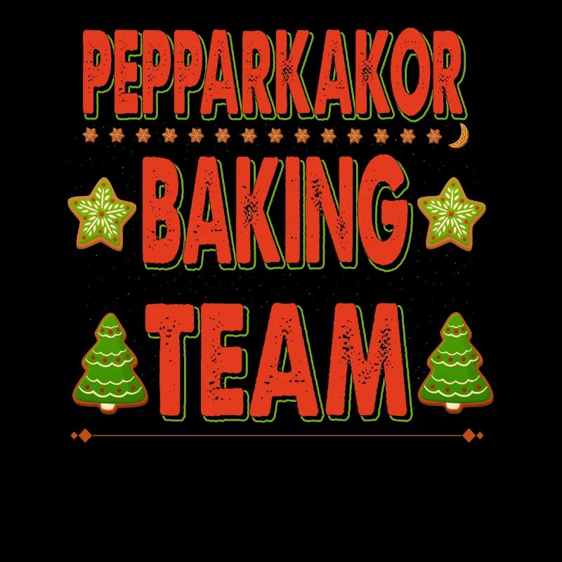 Pepparkakor Baking Team Für Bäcker Oder Backfans