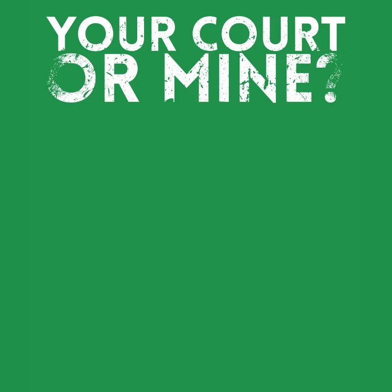 Ihr Platz- Oder Minendesign Für Tennisspieler Oder