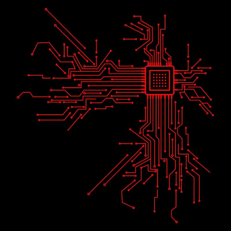 Cpu computer nerd informaticien programmeur